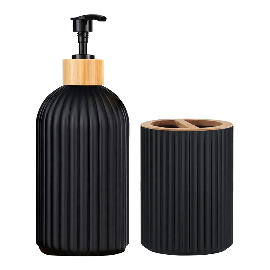 Bathroom Countertop Container – Refillable Hand Soap Dispenser for Modern Home - UltraChic