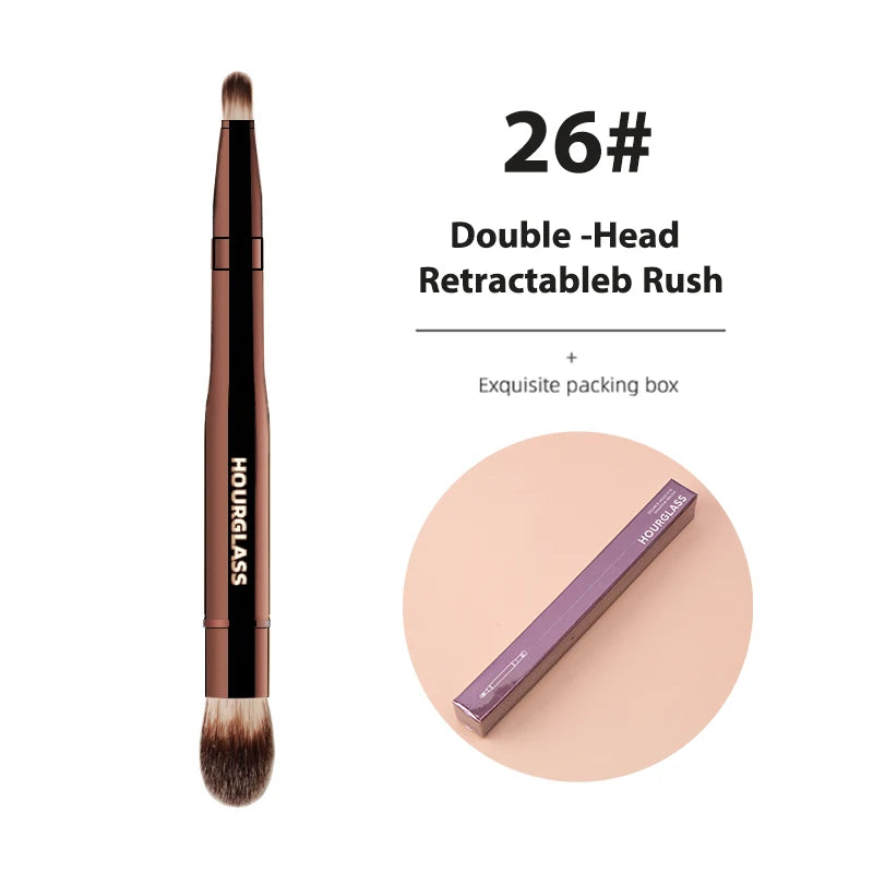 Hourglass Makeup Brush – Precision for Flawless Foundation, Contour & Eyeshadow! - UltraChic