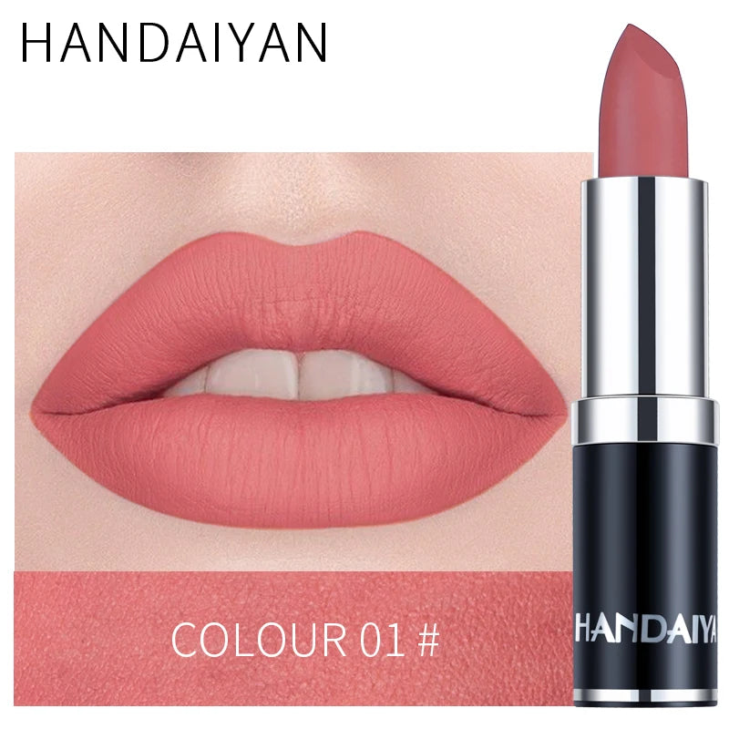 12-Color Matte Lipstick Set – Long-Lasting, High-Pigment Lip Colors for All-Day Glam