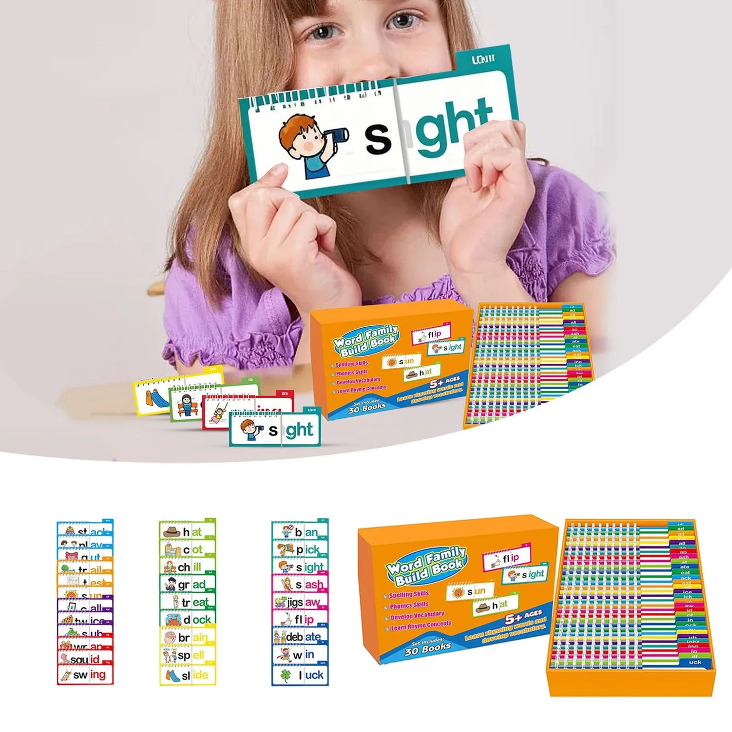 Rhyme & Read – Fun Learning with Flip Books for Kids - UltraChic