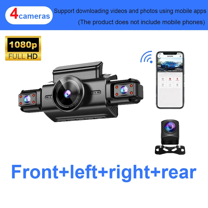 "Drive360 Pro – Advanced Full View Dash Cam for Total Vehicle Security!"