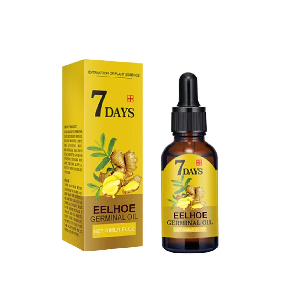 EELHOE Ginger Essence Hair Growth Oil – Stimulate Hair Growth, Strengthen and Nourish for Healthier, Thicker Hair