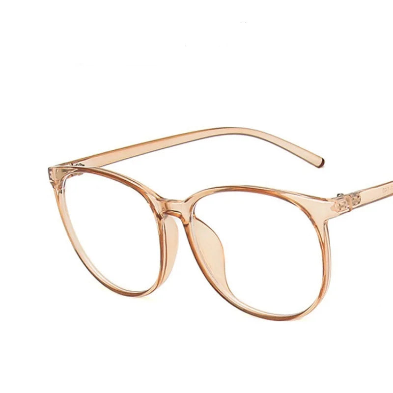 Transparent Blue Light Blocking Frame Computer Reading Glasses UV Eye Strain Readers for Women - UltraChic