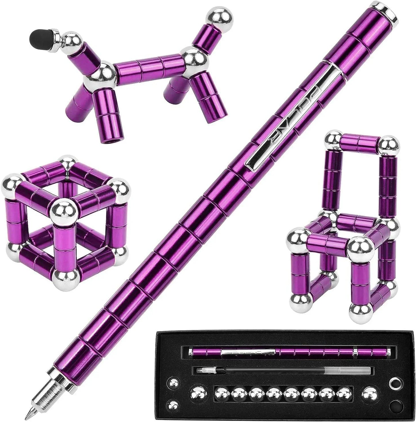 "Decompression Magnetic Pen – Multifunctional Fidget Tool for Stress Relief & Fun! Perfect Gift for Friends