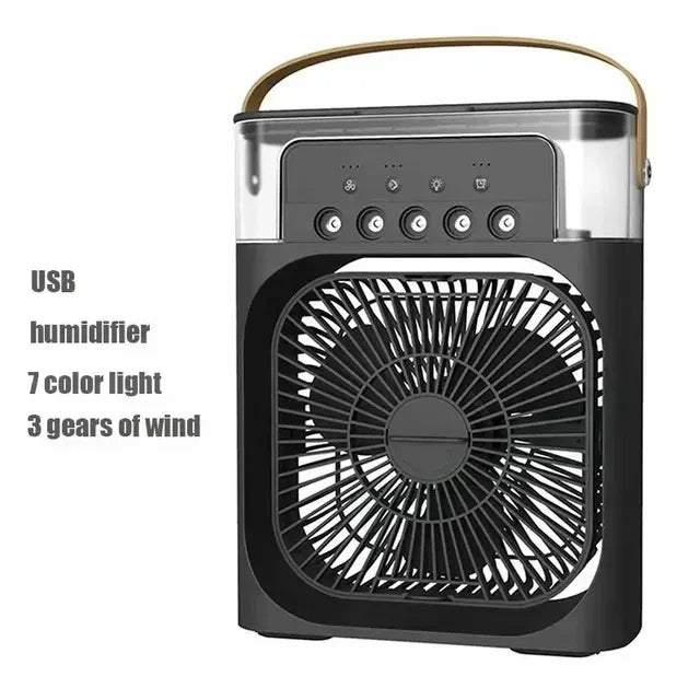 "3-in-1 Portable Humidifier Fan Mini Air Conditioner – Compact & Efficient Cooling Solution for Ultimate Comfort!"