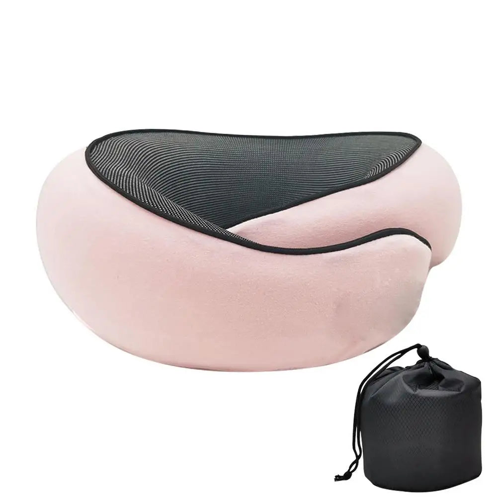 "Adjustable Memory Foam Travel Neck Pillow – Ultimate Comfort & Support On the Go!" - UltraChic