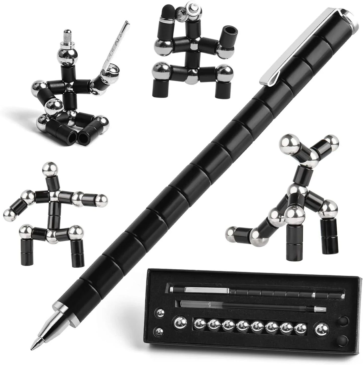 "Decompression Magnetic Pen – Multifunctional Fidget Tool for Stress Relief & Fun! Perfect Gift for Friends