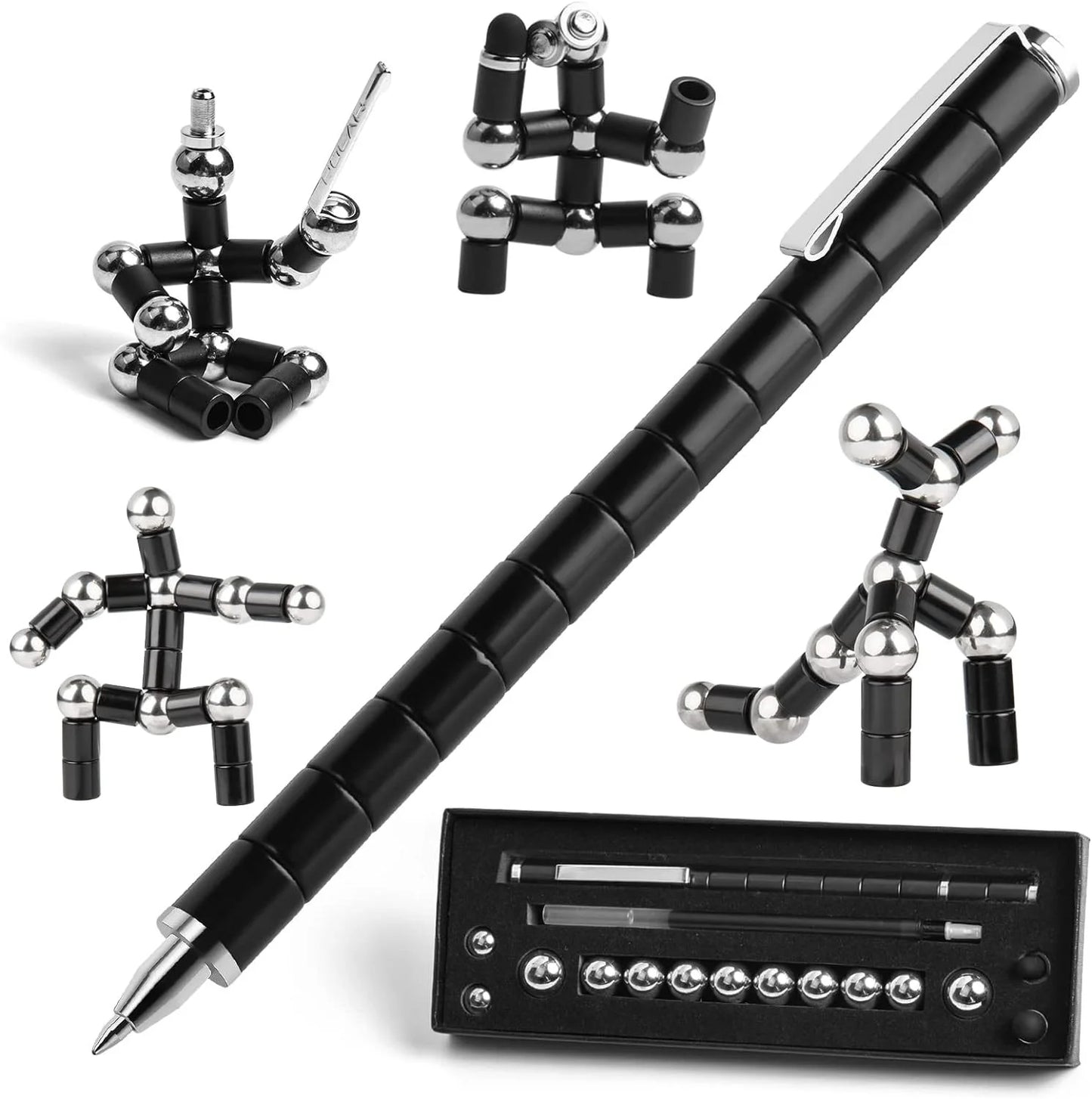 "Decompression Magnetic Pen – Multifunctional Fidget Tool for Stress Relief & Fun! Perfect Gift for Friends