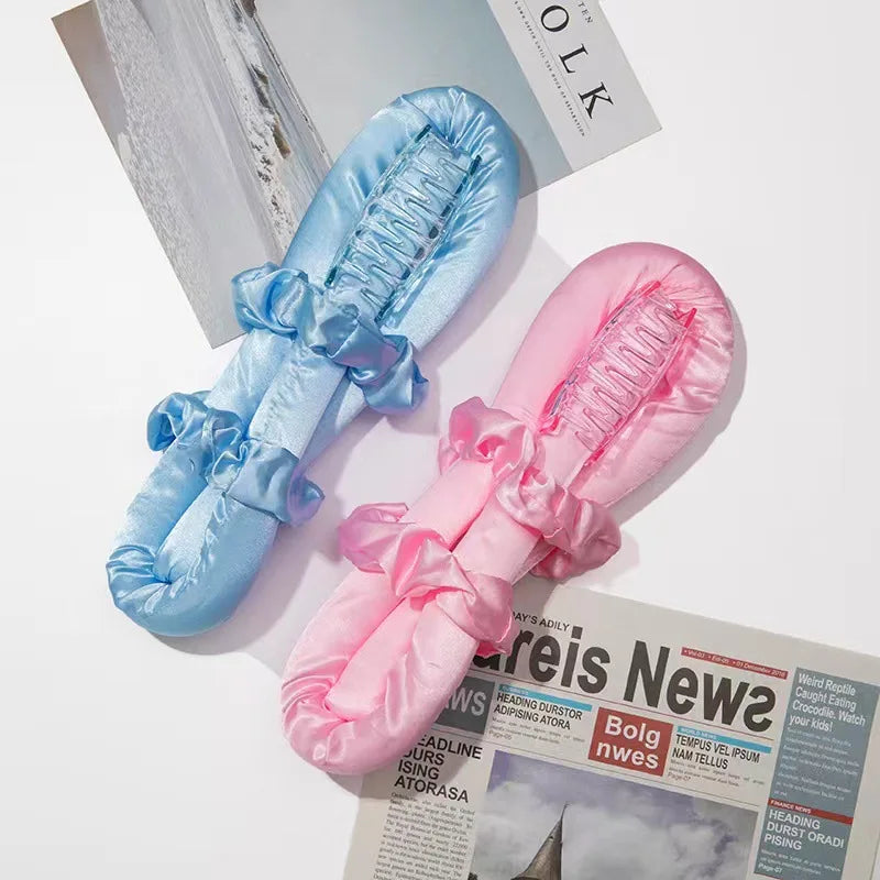 "Heatless Hair Curling Wrap Kit – Effortless, Damage-Free Curls for Perfect Hairstyles!"