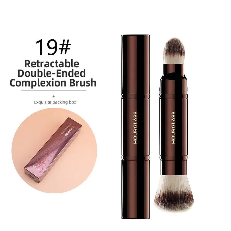 Hourglass Makeup Brush – Precision for Flawless Foundation, Contour & Eyeshadow! - UltraChic