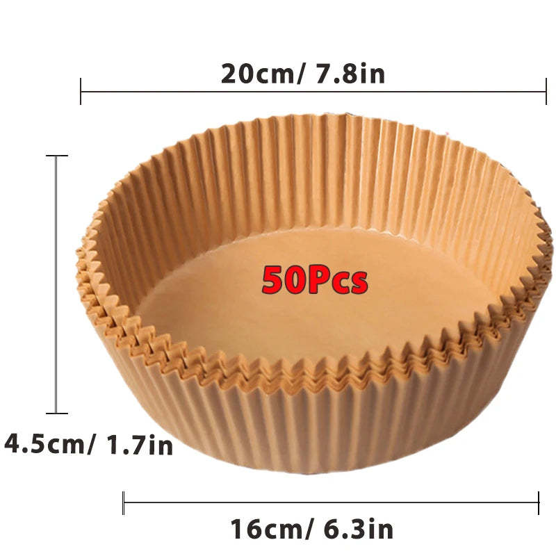 Globetrek° AirFryer Liner: Disposable Paper Liner for Air Fryer - UltraChic