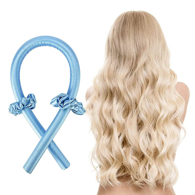 "Heatless Hair Curling Wrap Kit – Effortless, Damage-Free Curls for Perfect Hairstyles!"