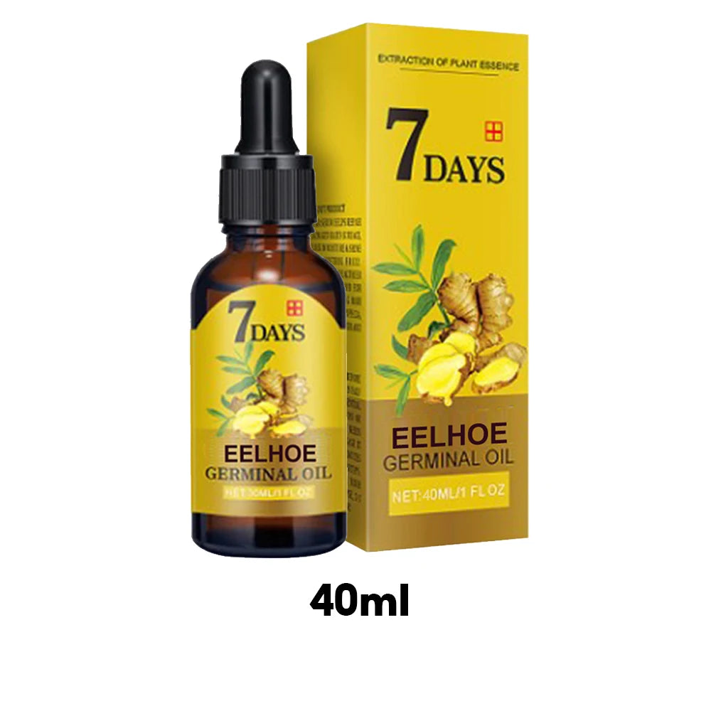 EELHOE Ginger Essence Hair Growth Oil – Stimulate Hair Growth, Strengthen and Nourish for Healthier, Thicker Hair