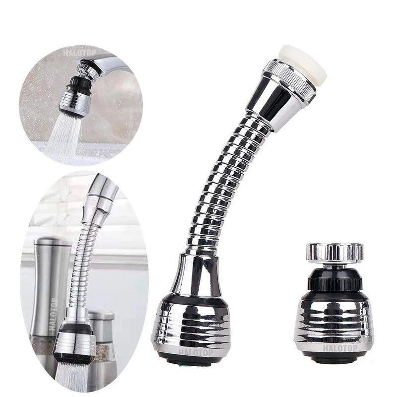 2 Mode Faucet Extender Nozzle Water Diffuser Tap Mixer Aerator Kitchen Attachment Adapter Frother Sprayer Saving Bubbler Filte - UltraChic