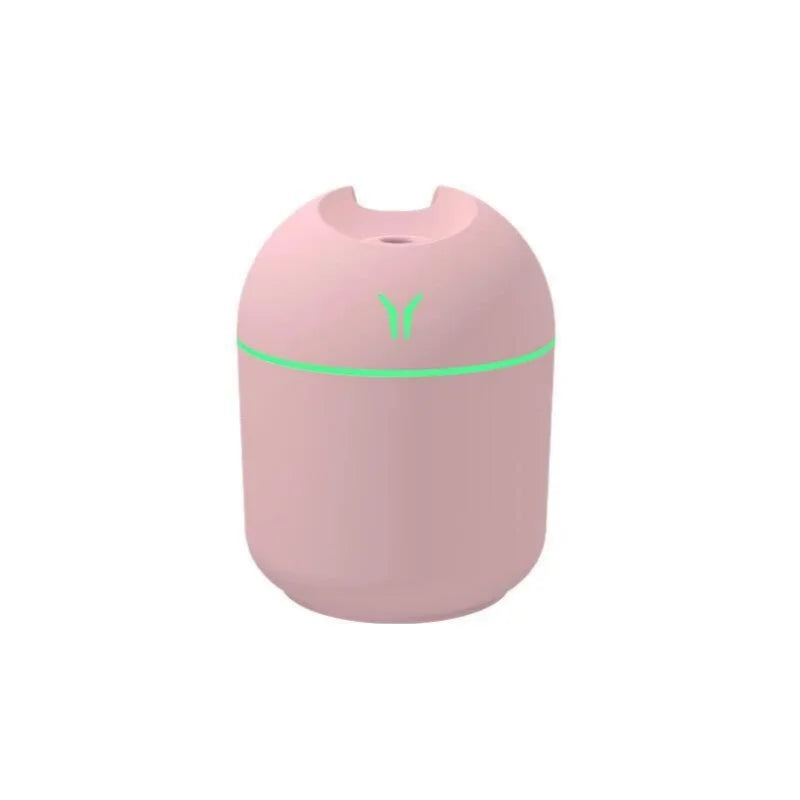 250ML USB Mini Air Humidifier with LED Lamp – Portable, Quiet, and Efficient Air Moisturizer for Home & Office