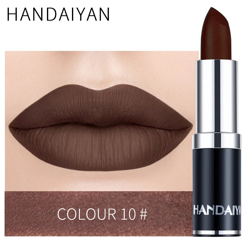 12-Color Matte Lipstick Set – Long-Lasting, High-Pigment Lip Colors for All-Day Glam