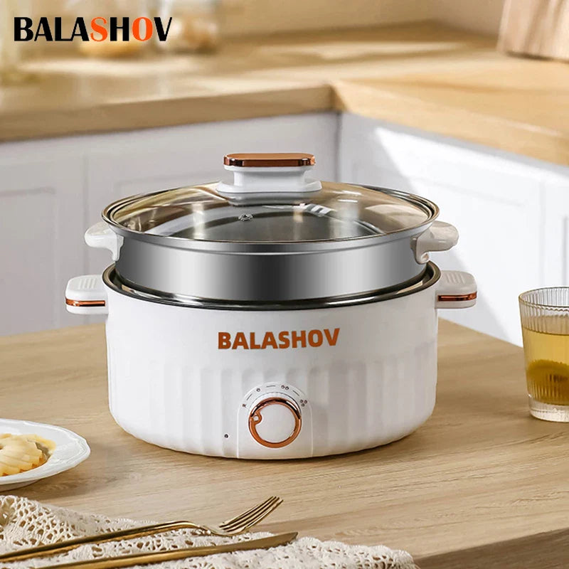 1.5L 3L Portable Electric Rice Cooker Multifunctional Pan Non-stick Cookware for Kitchen and Home Appliance 110V 220V EU/US Plug - UltraChic