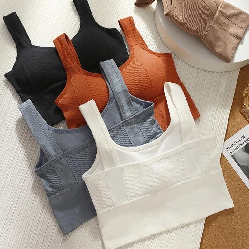 Breathable Sports Bra Anti-Sweat Fitness Top Women Seamless Yoga Bra Shockproof Crop Top Push Up Sport Bra Gym Workout Top - UltraChic