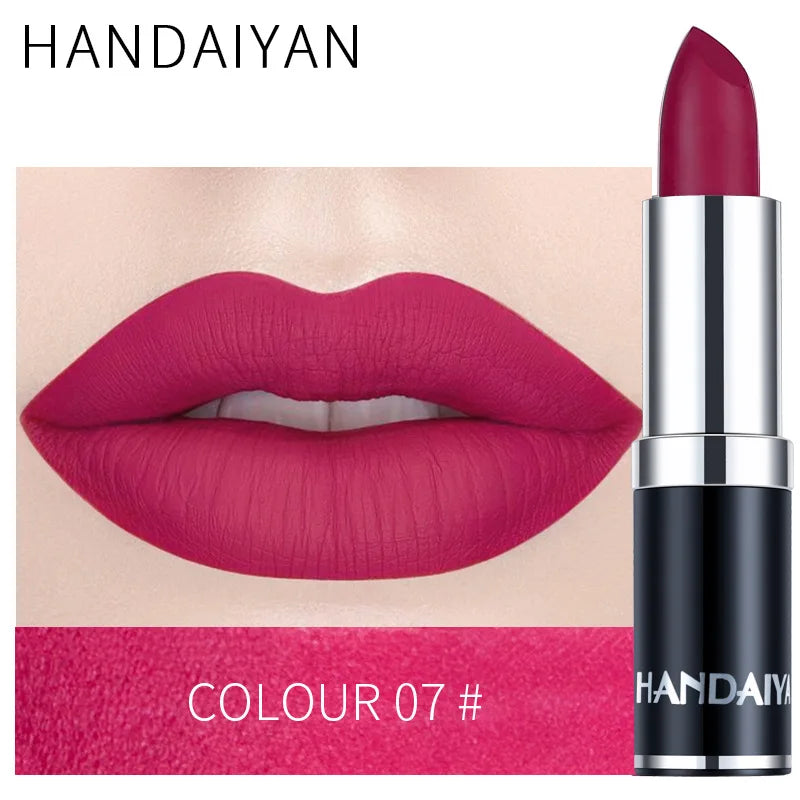 12-Color Matte Lipstick Set – Long-Lasting, High-Pigment Lip Colors for All-Day Glam