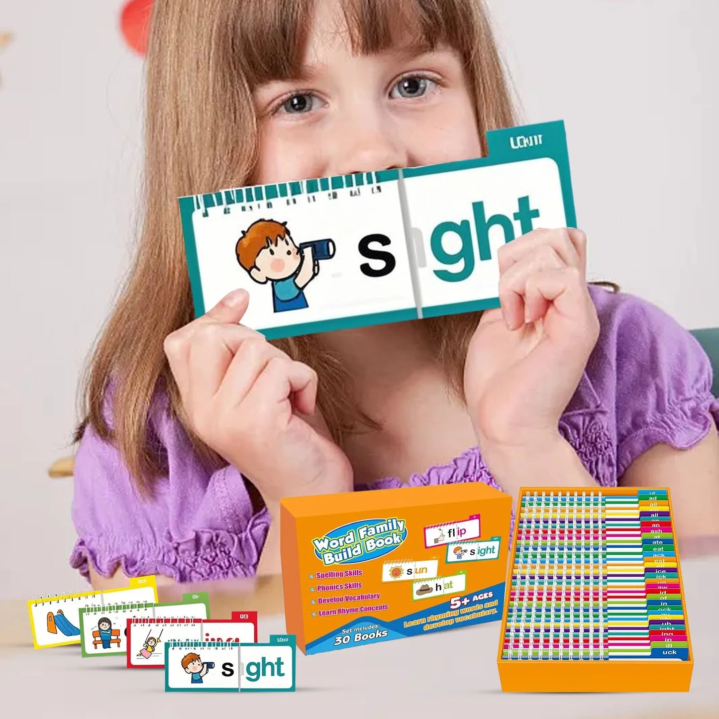 Rhyme & Read – Fun Learning with Flip Books for Kids - UltraChic