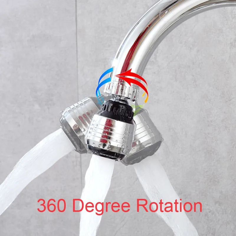 2 Mode Faucet Extender Nozzle Water Diffuser Tap Mixer Aerator Kitchen Attachment Adapter Frother Sprayer Saving Bubbler Filte - UltraChic