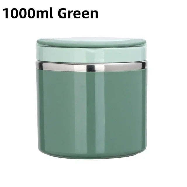 630/1000ML Stainless Steel Lunch Box Drinking Cup Food Thermal Jar Soup Insulated Thermos Container Portable Bento Lunchbox - UltraChic