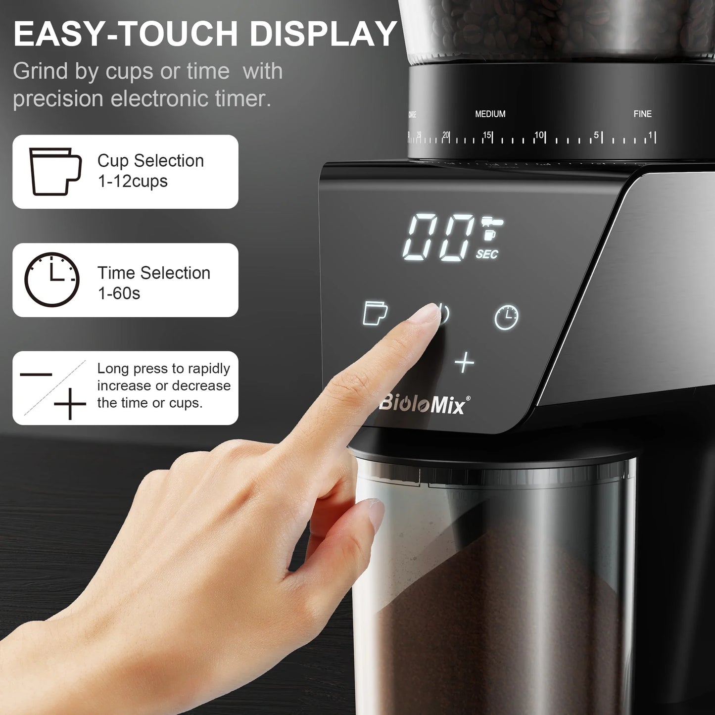Electric Burr Mill Coffee Grinder - UltraChic