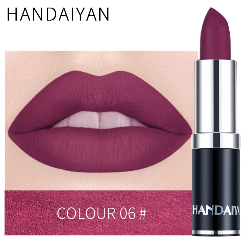 12-Color Matte Lipstick Set – Long-Lasting, High-Pigment Lip Colors for All-Day Glam