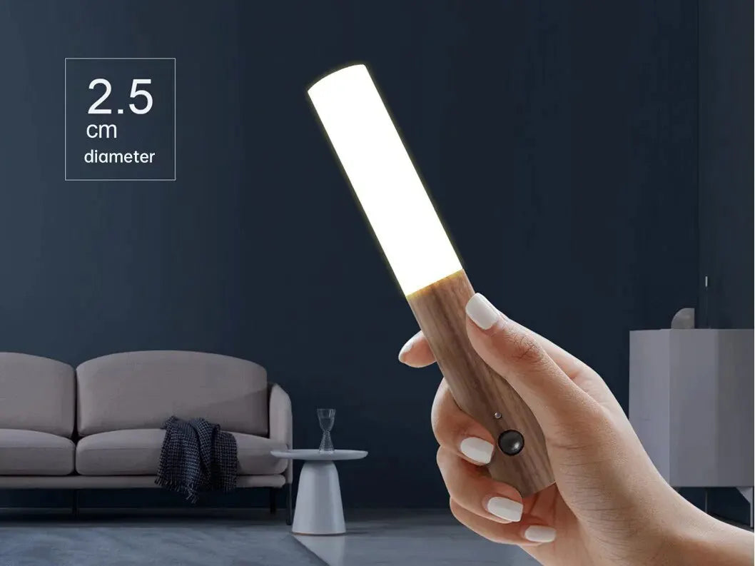 LED Night Light Magnetic Wall Lamp – Smart, Portable Lighting for Bedroom, Kitchen, Cabinet, and Staircase