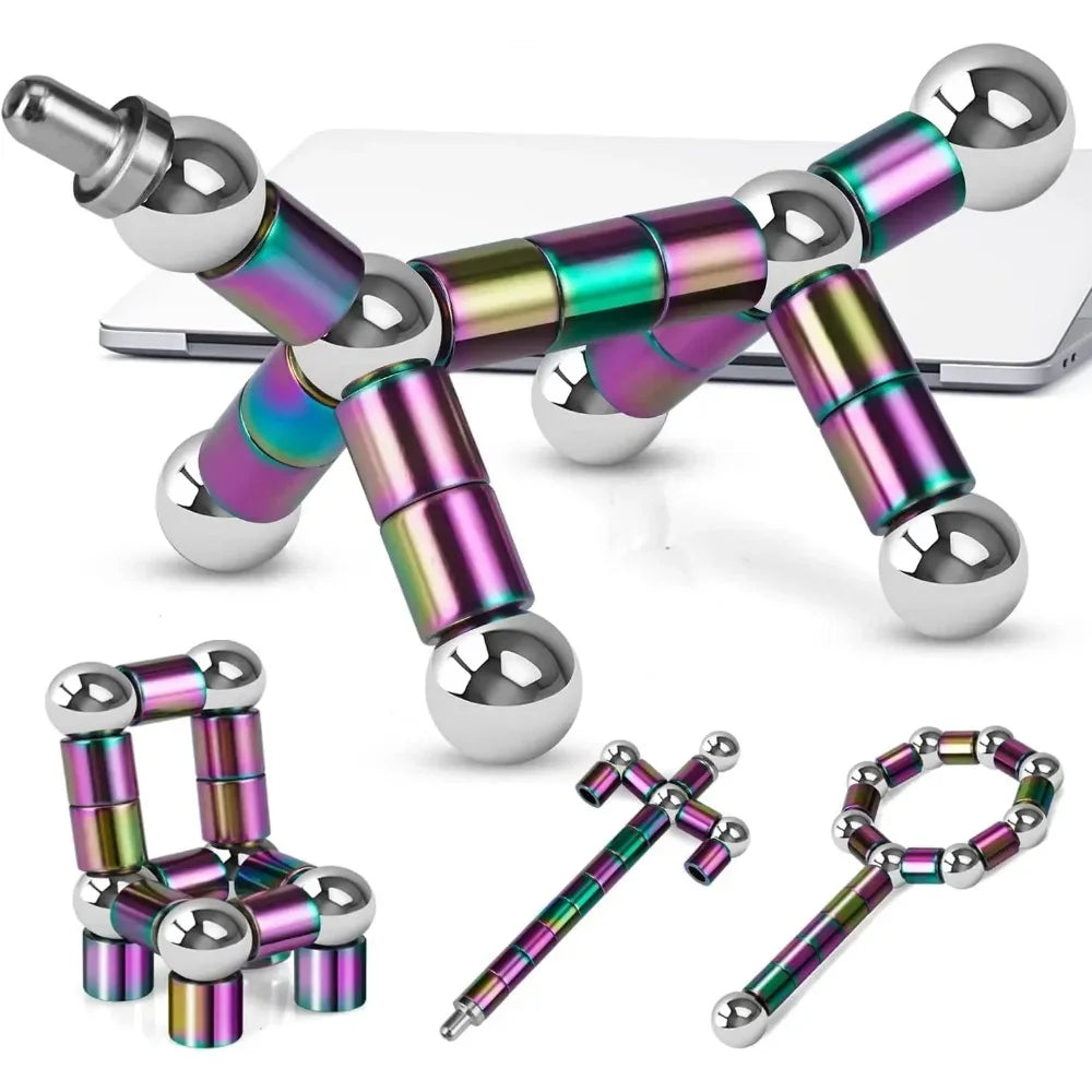 "Decompression Magnetic Pen – Multifunctional Fidget Tool for Stress Relief & Fun! Perfect Gift for Friends