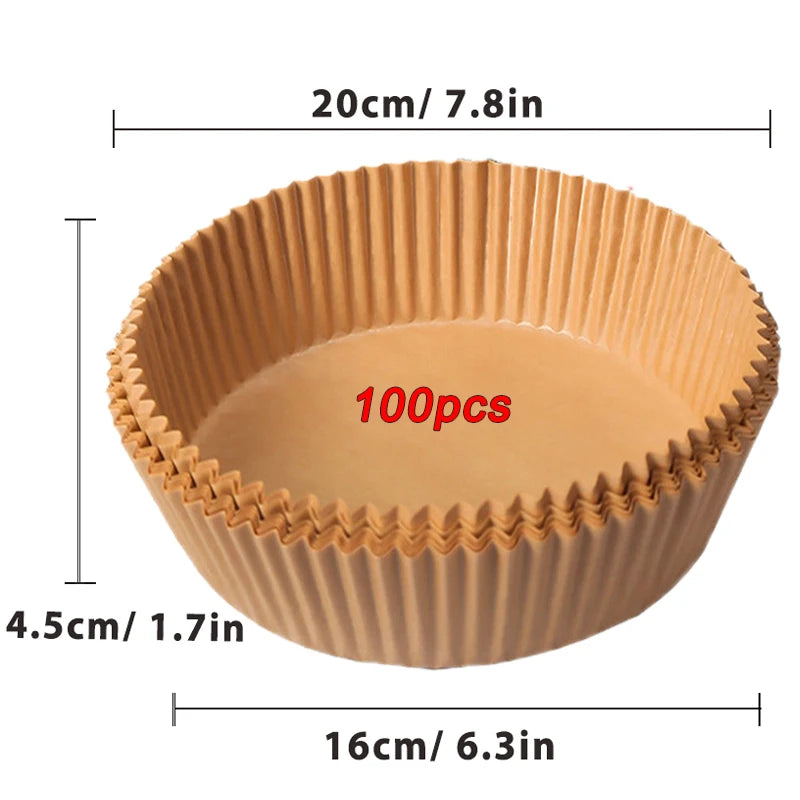 Globetrek° AirFryer Liner: Disposable Paper Liner for Air Fryer - UltraChic