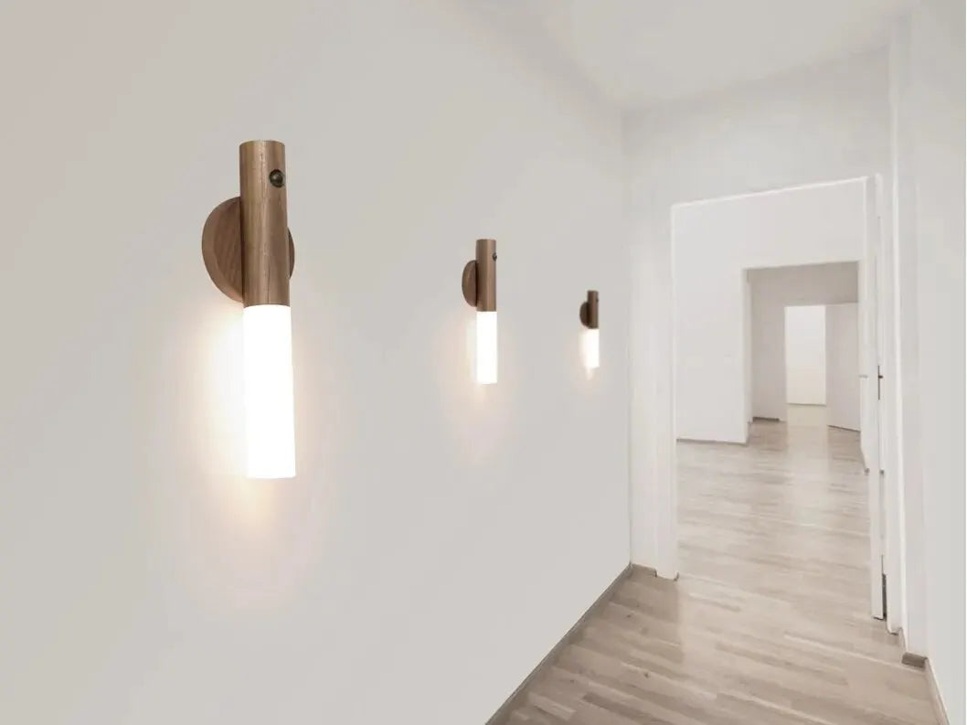 LED Night Light Magnetic Wall Lamp – Smart, Portable Lighting for Bedroom, Kitchen, Cabinet, and Staircase