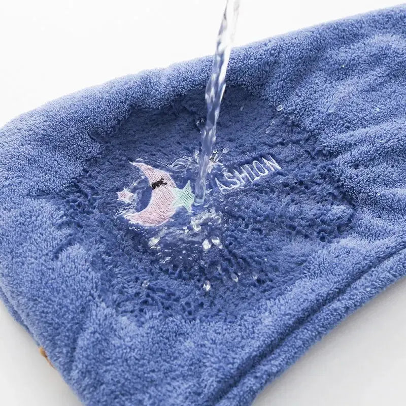 1PC Quick-Dry Hair Towel – Super Absorbent Soft Wrap for Women & Girls