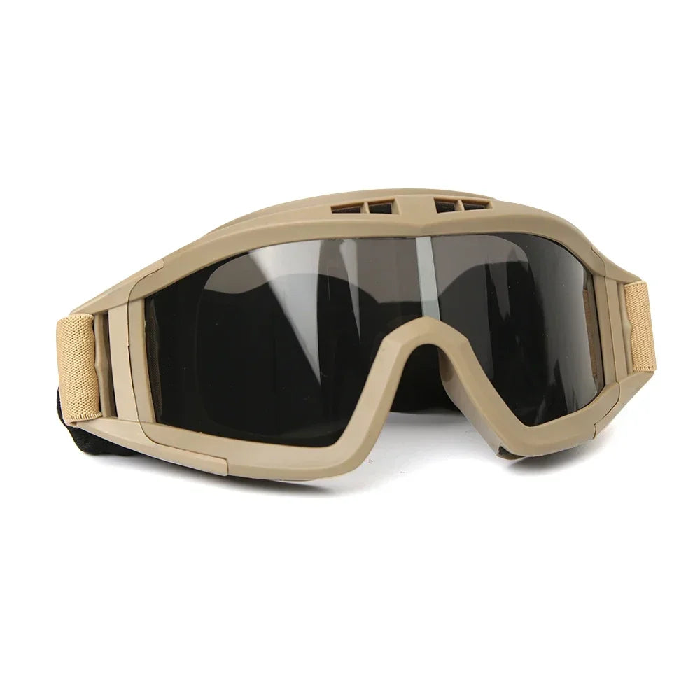 Tactical Goggles - Military-Grade UV Protection and Adjustable Outdoor Eyewear - UltraChic