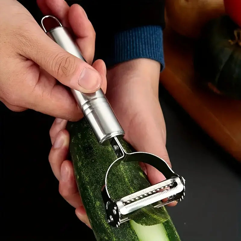 Multifunctional 2 In 1 Stainless Steel Peeler - UltraChic