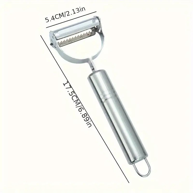 Multifunctional 2 In 1 Stainless Steel Peeler - UltraChic