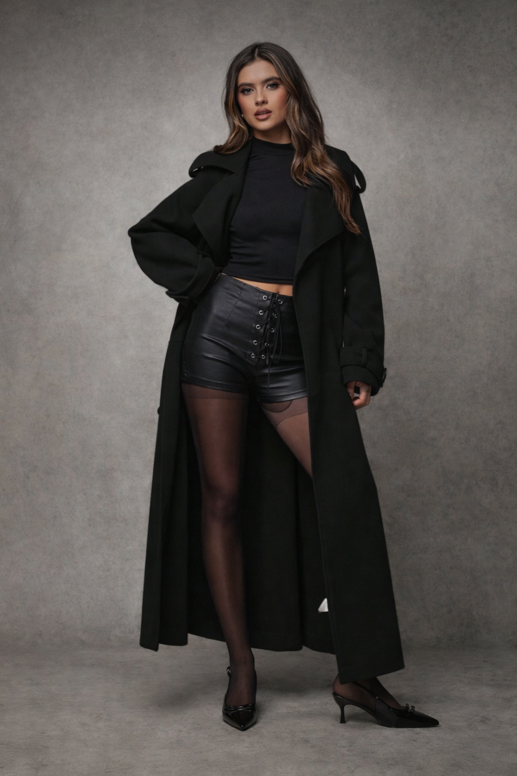 Effortless Everyday Style: Women’s Solid Color Tie-Front Button Down Jacket