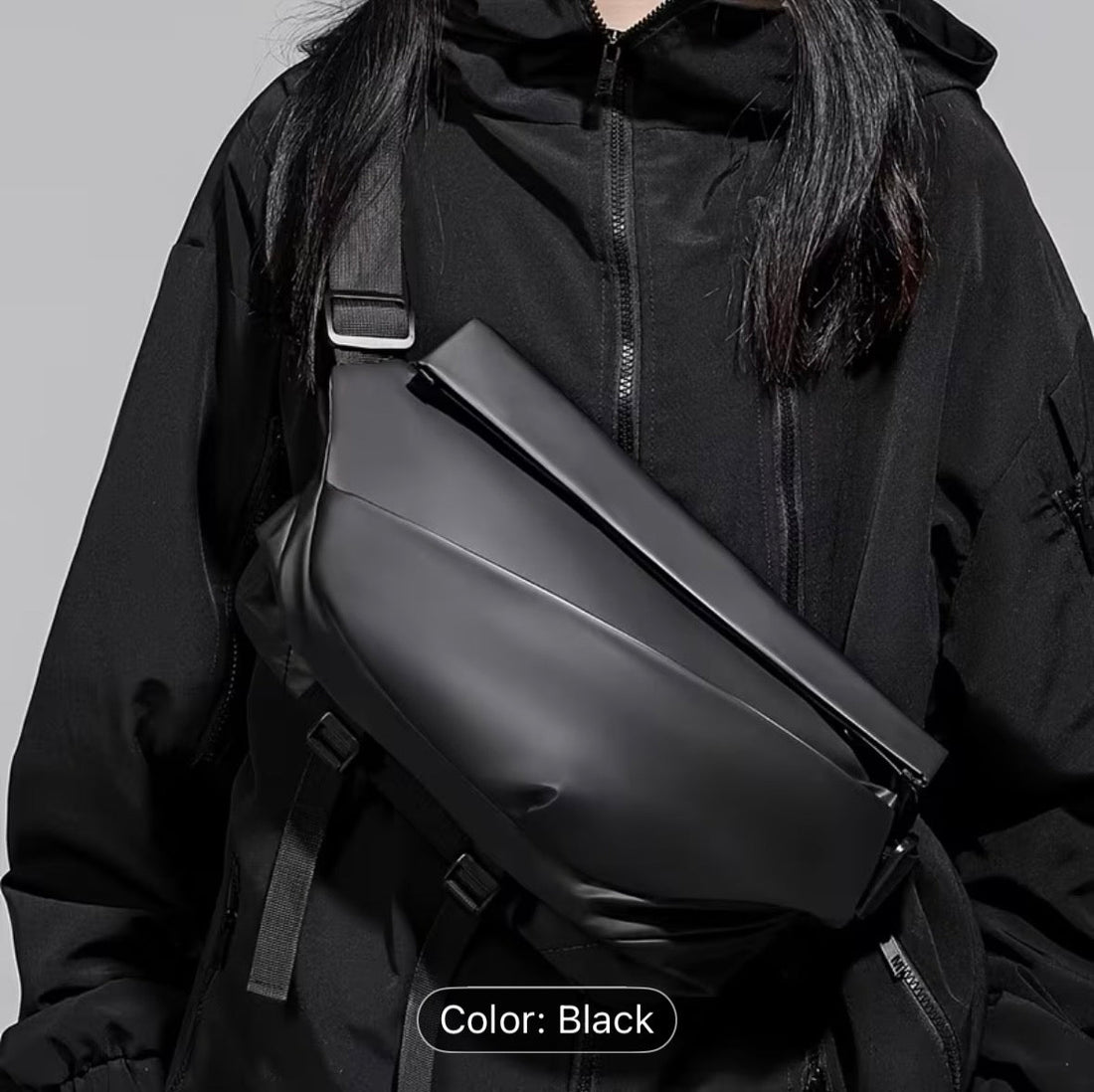 Stylish PU Crossbody Bag – Large Capacity, Magnetic Snap, Adjustable Shoulder Strap, Multiple Compartments for Daily Commuting & Outdoor Use