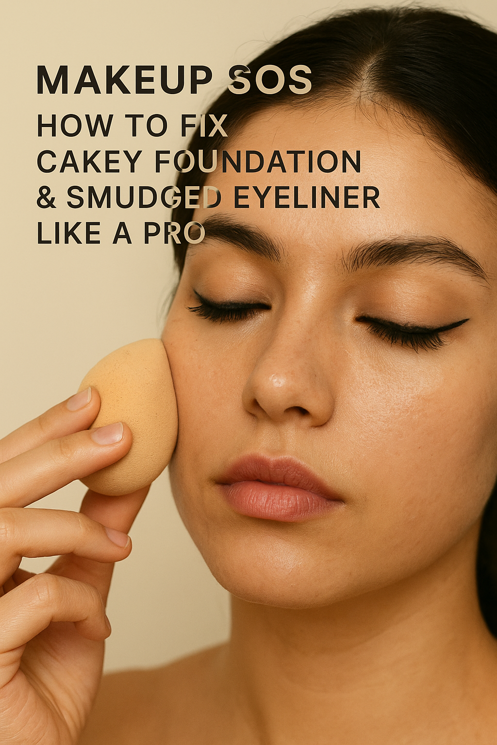 Makeup SOS: How to Fix Cakey Foundation & Smudged Eyeliner Like a Pro