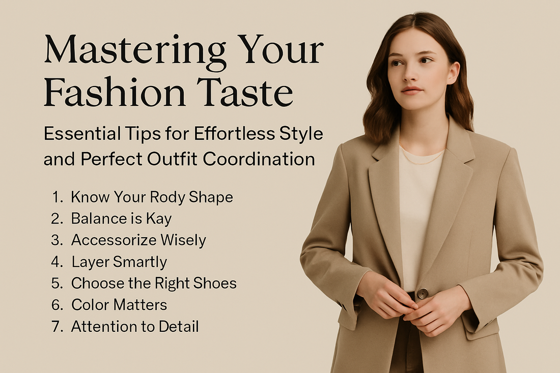 Mastering Your Fashion Taste: Essential Tips for Effortless Style and Perfect Outfit Coordination