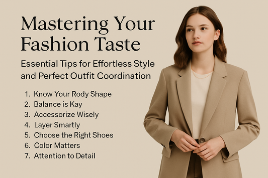Mastering Your Fashion Taste: Essential Tips for Effortless Style and Perfect Outfit Coordination