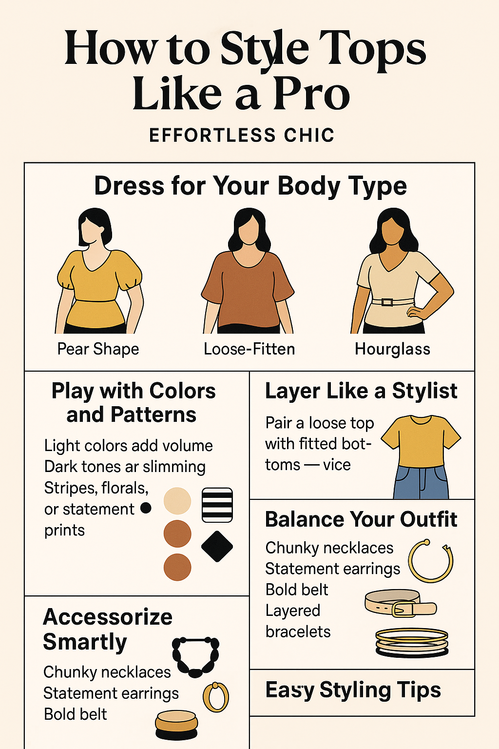 How to Style Tops Like a Pro: Easy Fashion Tips for Effortless Chic