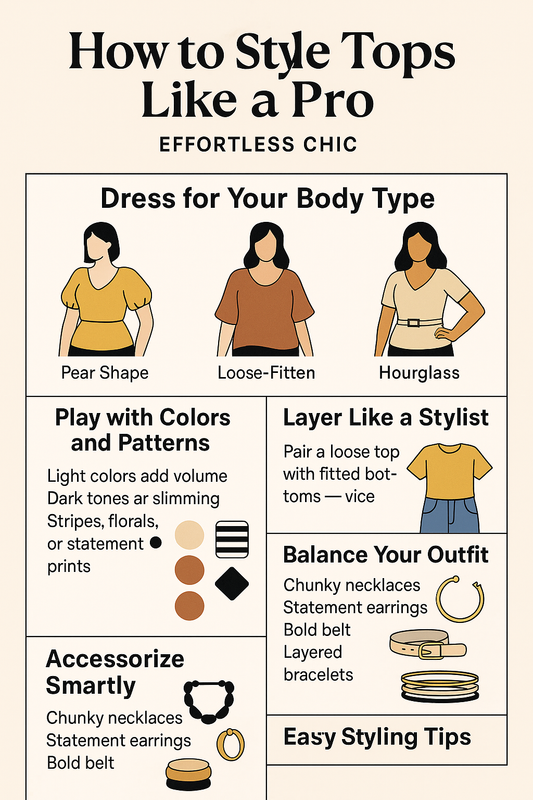 How to Style Tops Like a Pro: Easy Fashion Tips for Effortless Chic