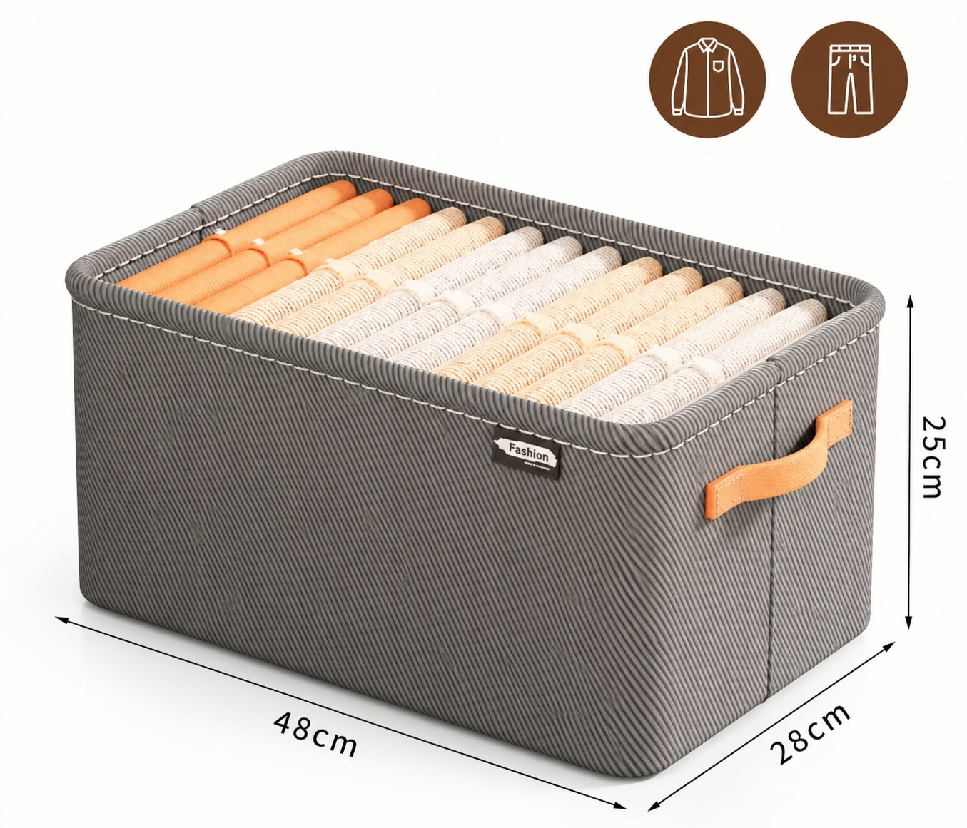 Clothes Storage Organizer Thick Durable Design Clean Wardrobe Effortless Style All Season Unisex - UltraChic