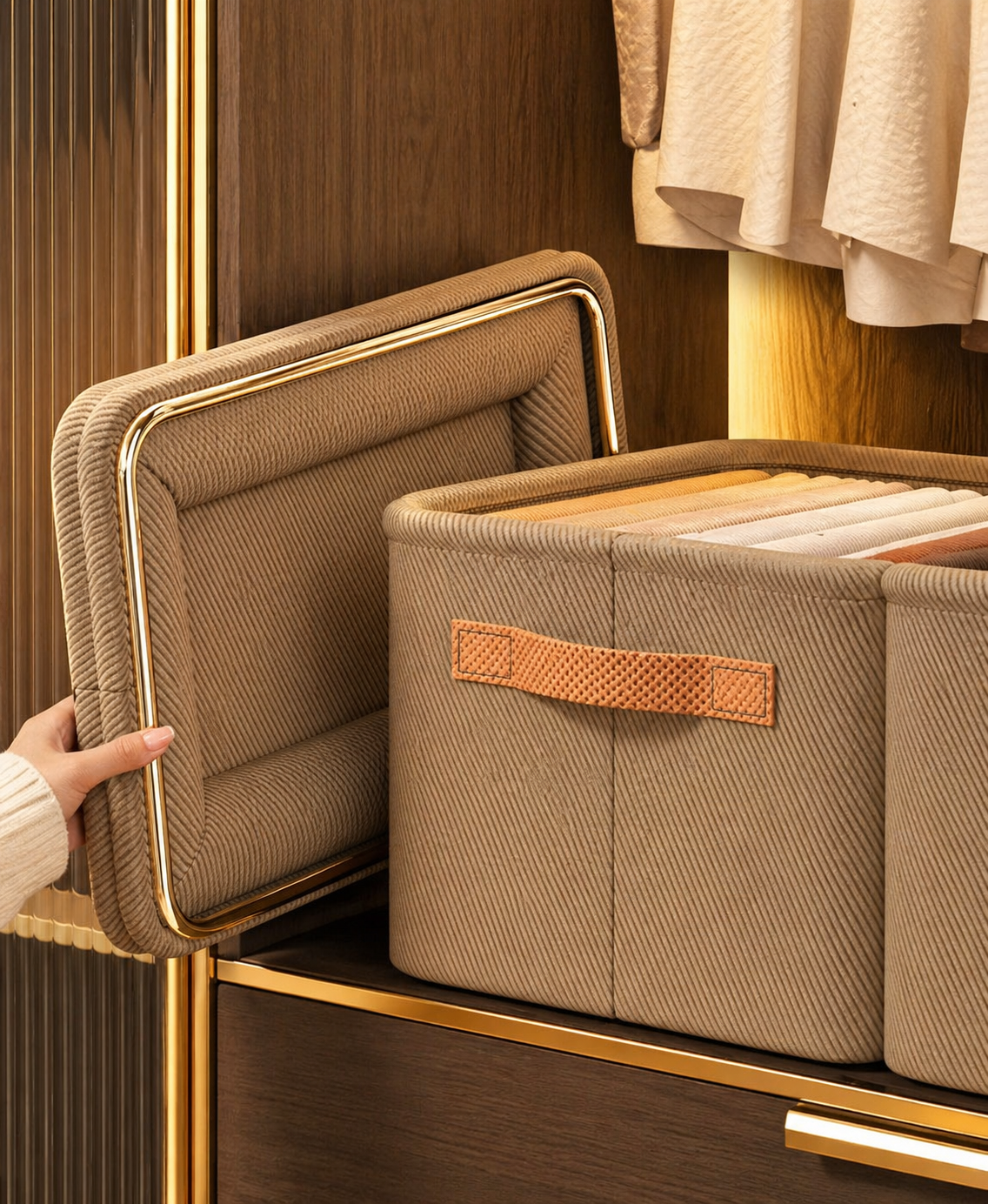 Clothes Storage Organizer Thick Durable Design Clean Wardrobe Effortless Style All Season Unisex - UltraChic