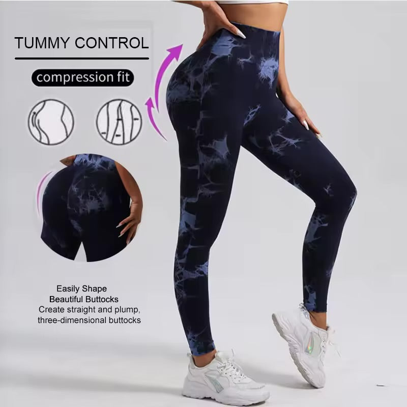 High-Waisted Seamless Sports Leggings for Women – Soft, Breathable, and 4-Way Stretch for Yoga, Running, Cycling & Exercise