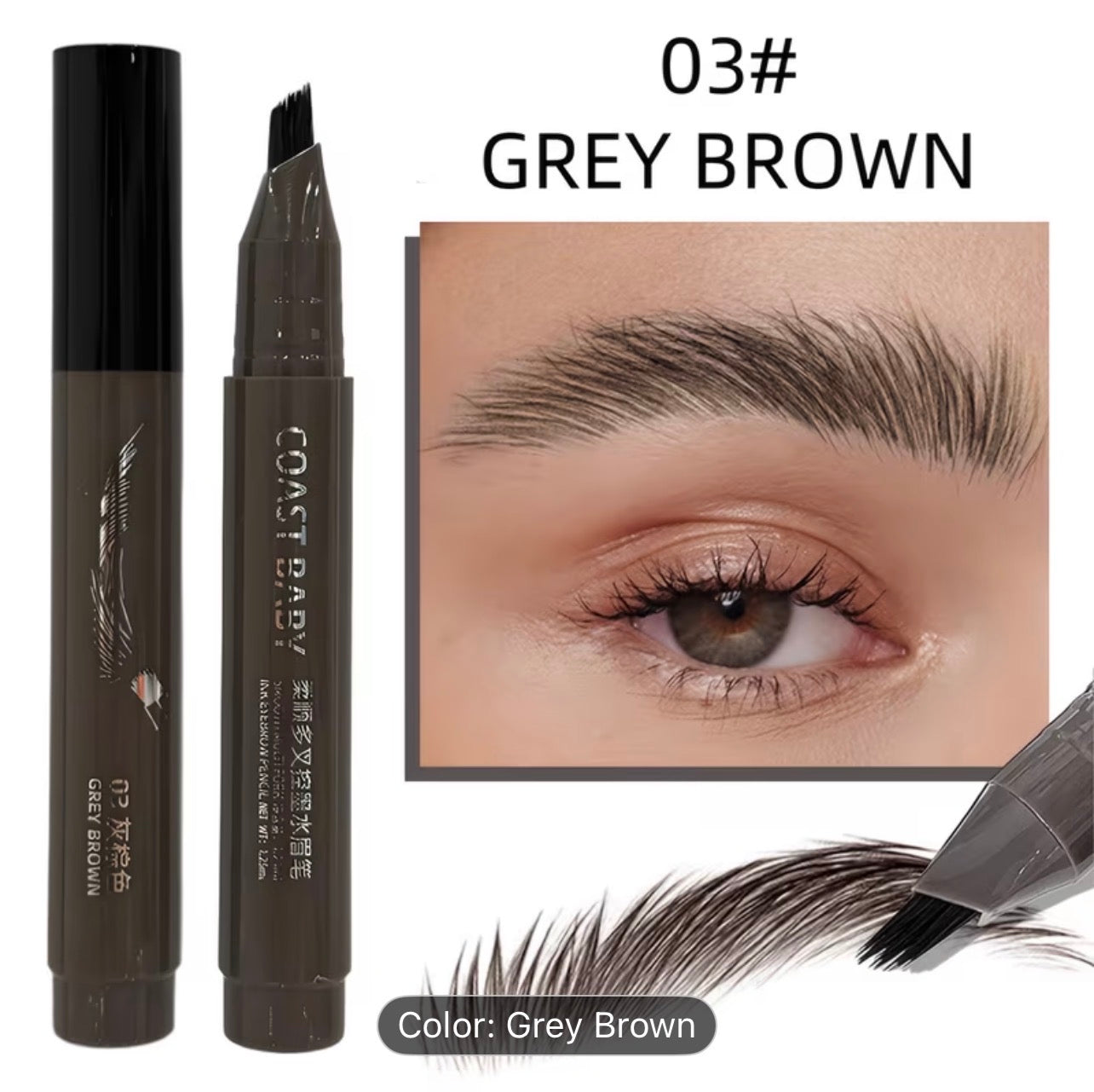 Just Dropped 🔥 Microblading Eyebrow Pen Waterproof Natural Hair Stroke Brow Pencil for Perfect Brows 💖