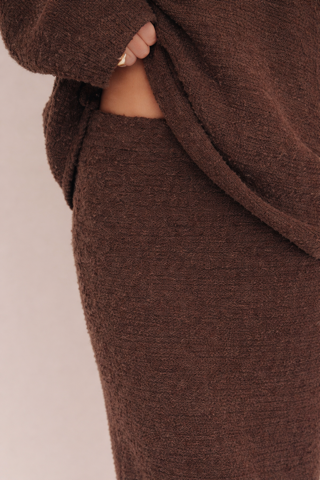 Women’s Soft Low Waist Maxi Knit Skirt – Chic Y2K Casual All-Season Essential - UltraChic