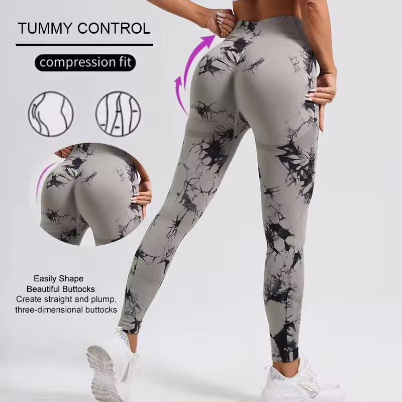 High-Waisted Seamless Sports Leggings for Women – Soft, Breathable, and 4-Way Stretch for Yoga, Running, Cycling & Exercise