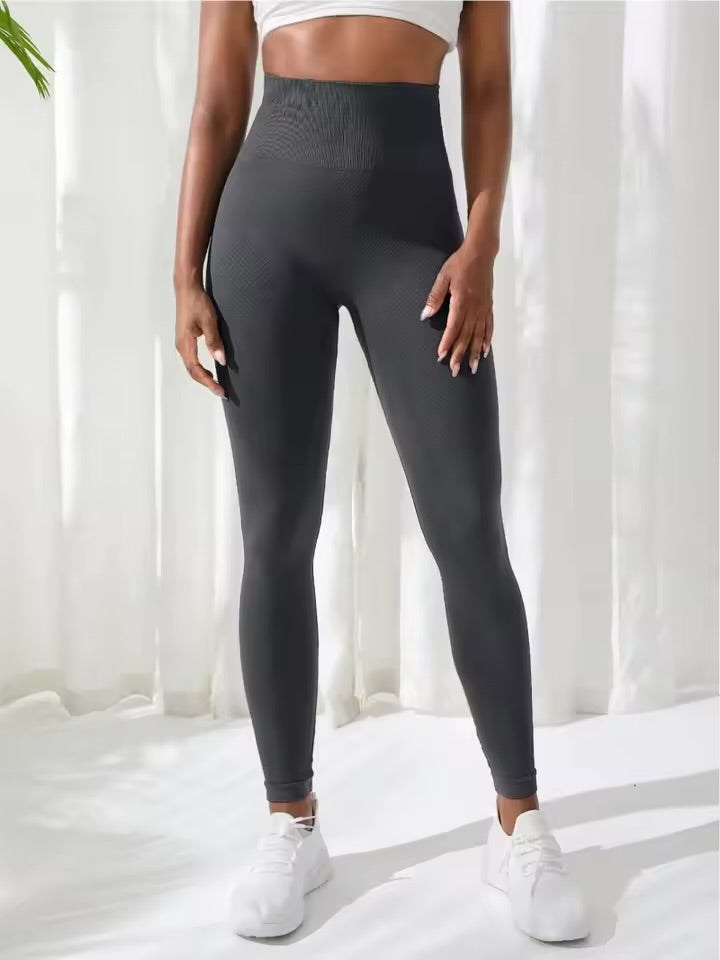 Exceptional Comfort & Support with High-Waist Tummy Control Women’s Sports Leggings – Perfect for Workouts and Running!
